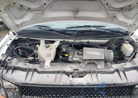 2012 Chevrolet Express 2500 Work Van z USA, uszkodzony, nr VIN 1GCWGFCA1C1165566